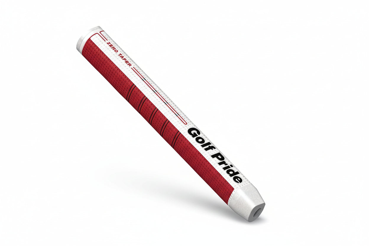 Golf Pride Zero Taper Medium Midsize Putter Grip (Red/White/Black)