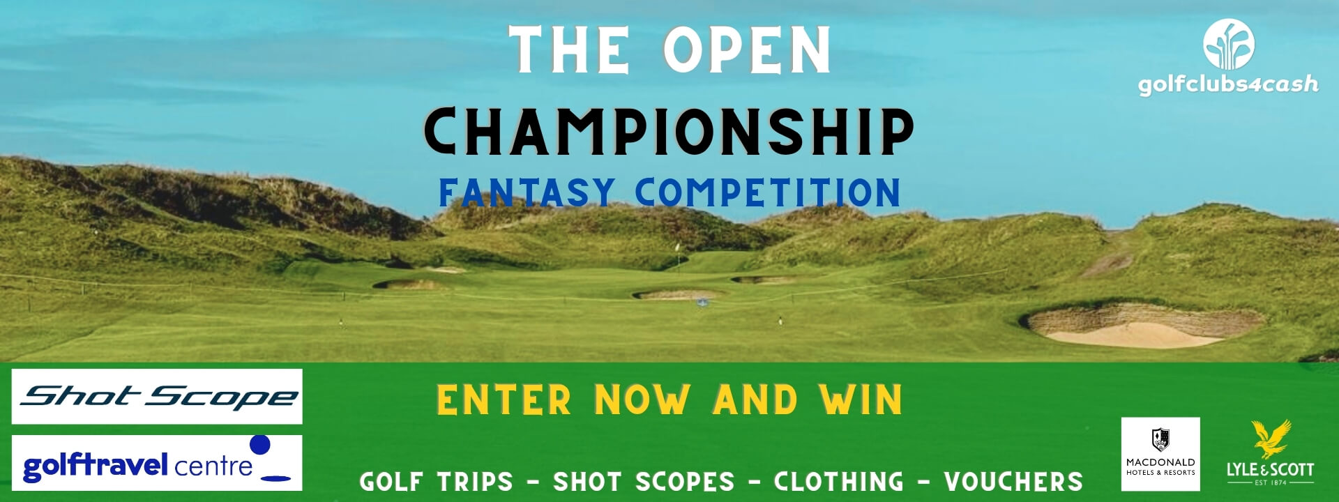 Enter our latest fantasy golf competition now!