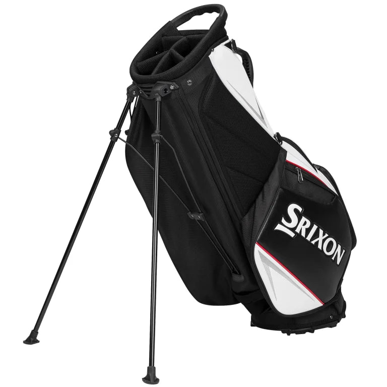 Srixon Tour Stand Bag / 5-Way Divider / White, Black & Red