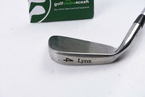 Lynx Black Cat OS #4 Iron / 24 Degree / Regular Flex Steel Shaft
