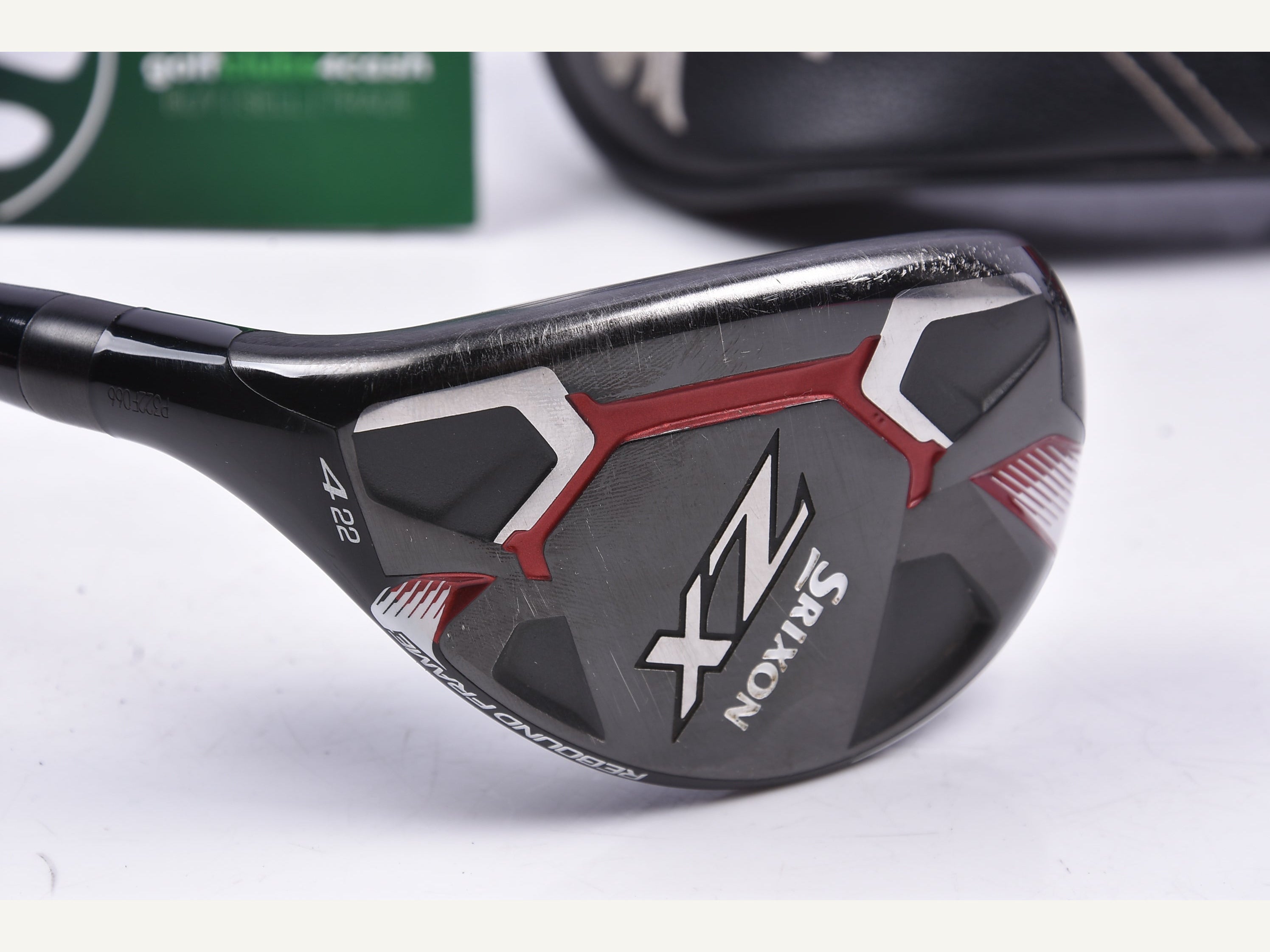 Left Hand Srixon ZX #4 Hybrid / 22 Degree / Regular Flex HZRDUS Smoke Black 80