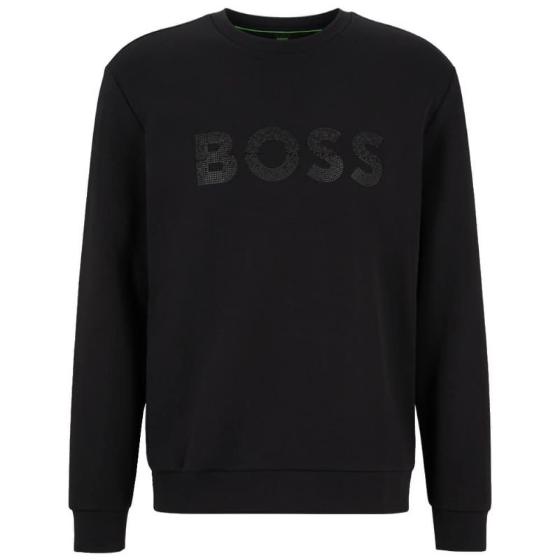 Hugo Boss Athleisure Salbo Diamond Sweater / Black / Medium